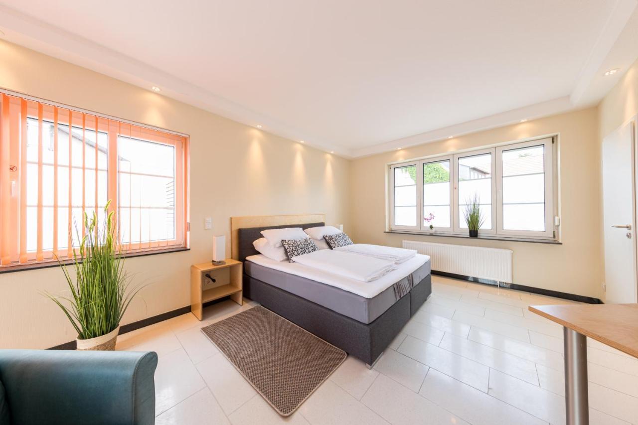 Pension Sonne Appartements มินเดิน ภายนอก รูปภาพ