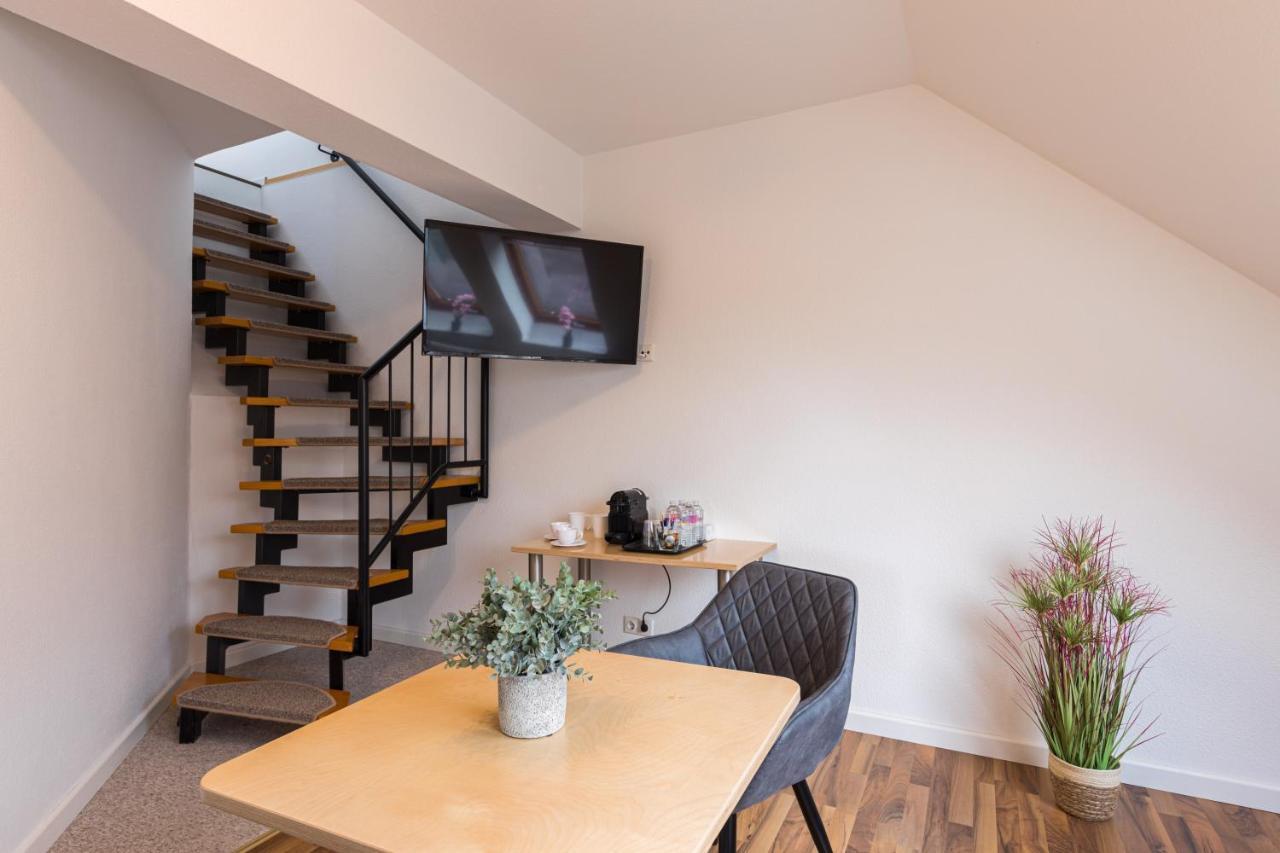 Pension Sonne Appartements มินเดิน ภายนอก รูปภาพ