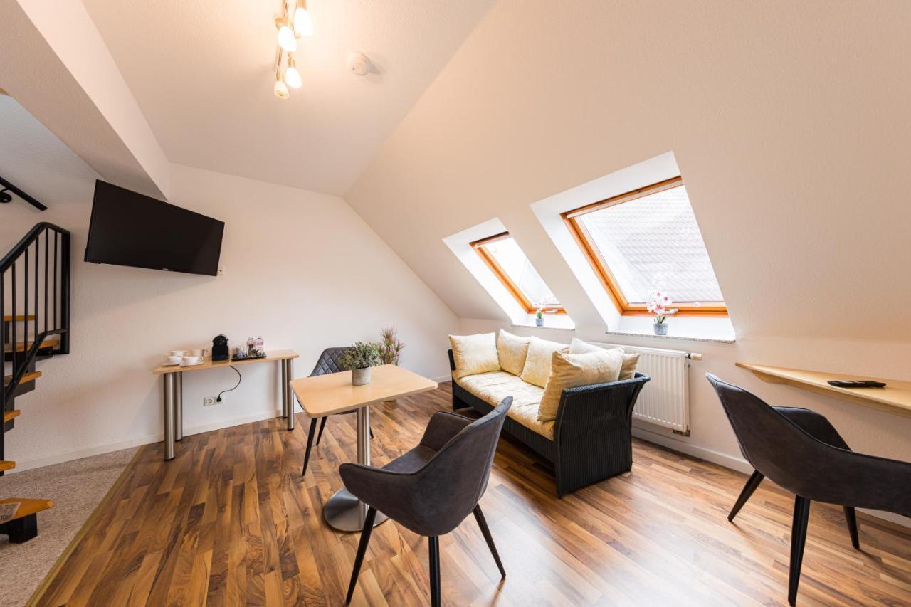 Pension Sonne Appartements มินเดิน ภายนอก รูปภาพ