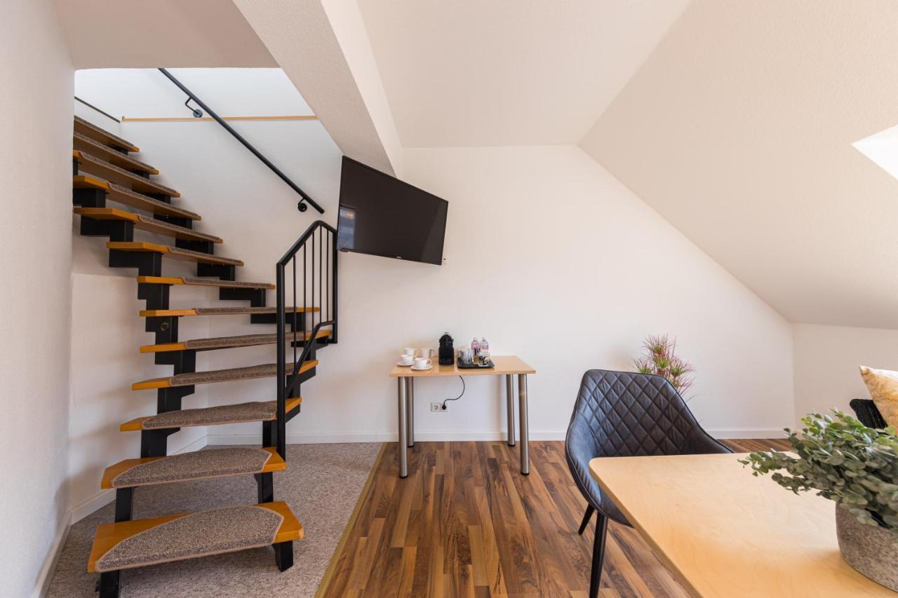 Pension Sonne Appartements มินเดิน ภายนอก รูปภาพ