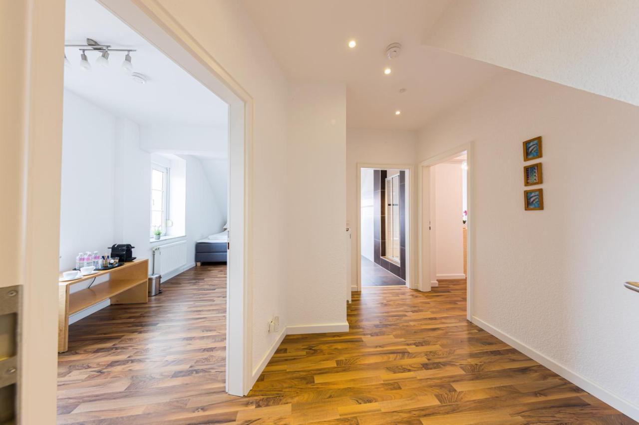 Pension Sonne Appartements มินเดิน ภายนอก รูปภาพ