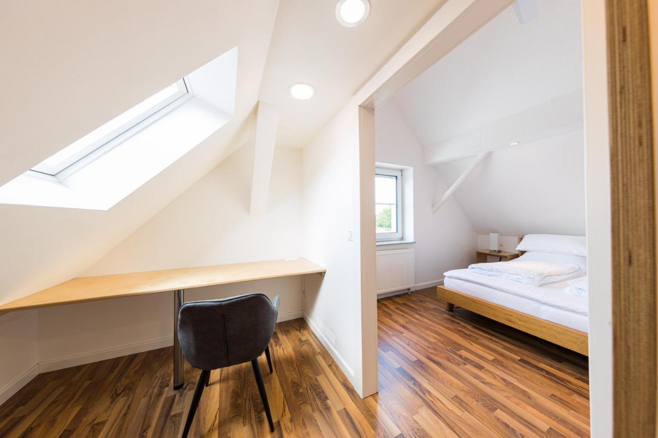 Pension Sonne Appartements มินเดิน ภายนอก รูปภาพ