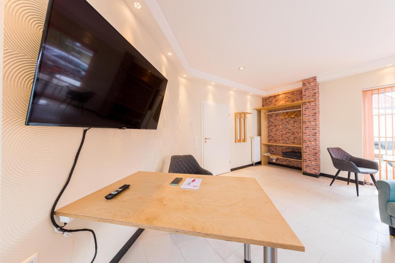 Pension Sonne Appartements มินเดิน ภายนอก รูปภาพ